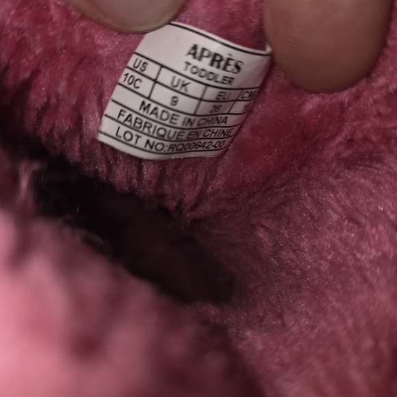 Warm Fuchsia Kids Boots - Picture 6 of 9